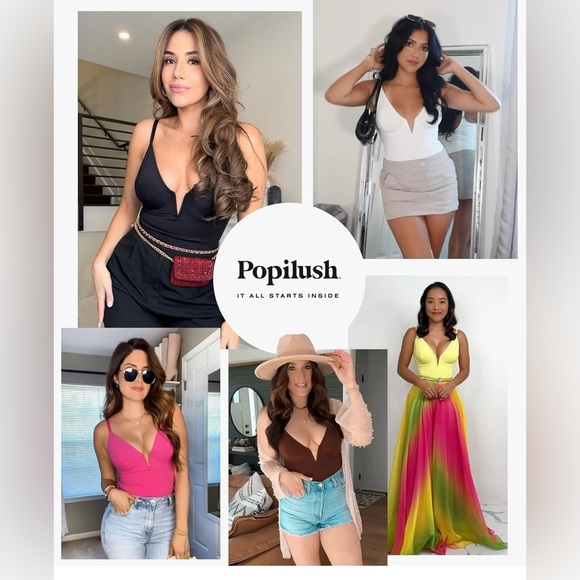 Popilush The Shapewear - Women's Bodysuit, Underwire Tummy Control Shape… - Picture 2 of 8